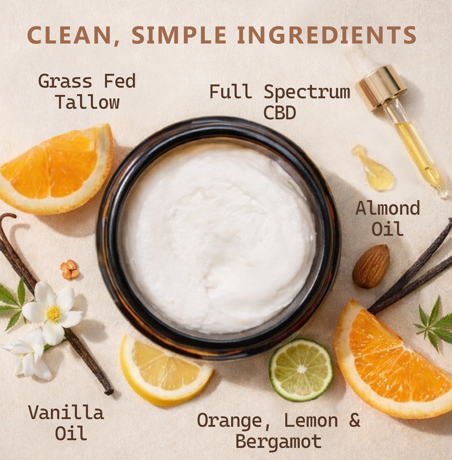 CBD Whipped Tallow Cream